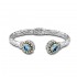 Buena Bangle- Blue Topaz