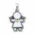 Kawi Girl Reversable Pendant