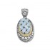 Semeru Pendant- Blue Mother Of Pearl