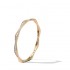 18K Solid Gold Natural White Diamond Stack Bangle Bracelet