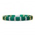 18k and Sterling Silver Henderson Collection Bangle - Green