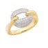 Diamond Two Tone Ring