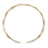 14K Solid Gold Natural White Diamond Collar