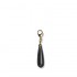 Black Rutilated Quartz 14K Solid Gold Pendant Necklace