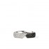 Sterling Silver Black & White Diamond Touch Band Ring