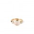 18K Solid Gold Natural White Diamond Ethiopian Opal Ring