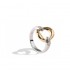 18K Solid Gold Sterling Silver White Sapphire Knocker Ring