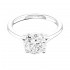 14K White Gold Semi Mount Solitaire Engagement Ring