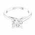 14K White Gold Semi Mount Solitaire Engagement Ring
