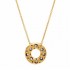 Mirror Collection Clip Top Circle Pendant