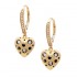 Mirror Collection Heart Drop Earrings