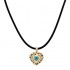 Mirror Collection Blue Topaz Heart Pendant