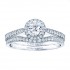 Rm1286rtt-14k White Gold Round Cut Halo Diamond Semi Mount Engagement Ring
