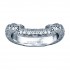 Round Cut Halo Diamond Vintage Semi Mount Engagement Ring