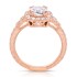 Round Cut Halo Diamond Vintage Semi Mount Engagement Ring