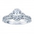 Rm1345v-14k White Gold Oval Cut Halo Diamond Semi Mount Engagement Ring