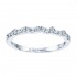 Rm1405 -14k White Gold Round Cut Halo Diamond Infinity Semi Mount Engagement Ring