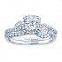 Rm1407r-14k White Gold Halo Semi Mount Engagement Ring