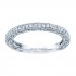 Rm1434rrs -14k Rose Gold Round Cut Double Halo Diamond Vintage Semi Mount Engagement Ring