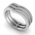 Triple Chevron Tiara Ring