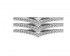 Triple Chevron Tiara Ring