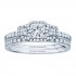 Rm1315-14k White Gold Princess Cut Halo Diamond Semi Mount Engagement Ring