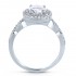 Rm1404r_rs-14k Rose Gold Round Cut Double Halo Diamond Infinity Semi Mount Engagement Ring