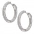 Diamond Hoop Earrings