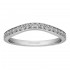 Round Cut Double Halo Diamond Vintage Semi Mount Engagement Ring