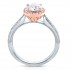 Rm1286rtt-14k White Gold Round Cut Halo Diamond Semi Mount Engagement Ring