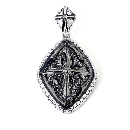 Modern Gothic Cross Pendant