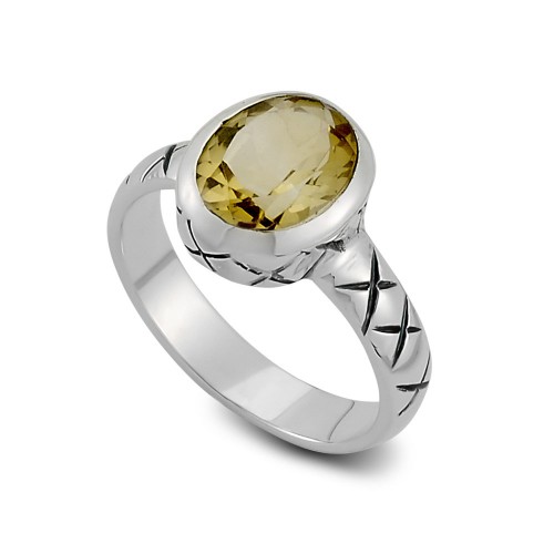 Salah Ring- Citrine