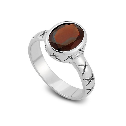 Salah Ring- Garnet