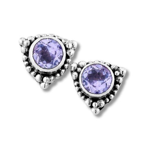 Tangku Earring- Amethyst