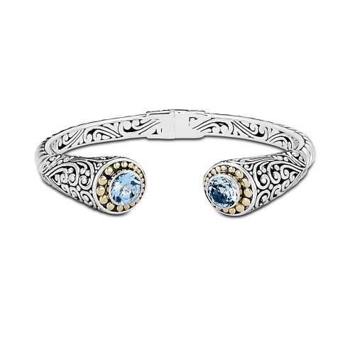 Ratai Bangle- Blue Topaz