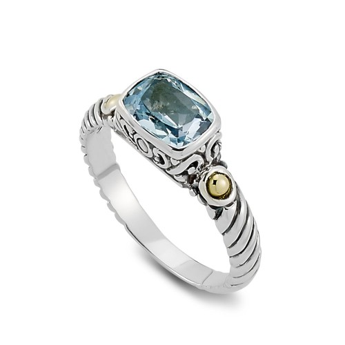 Gede Ring- Blue Topaz