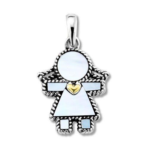 Kawi Girl Reversable Pendant