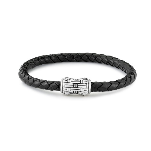 Gilbanta Bracelet- Black Leather