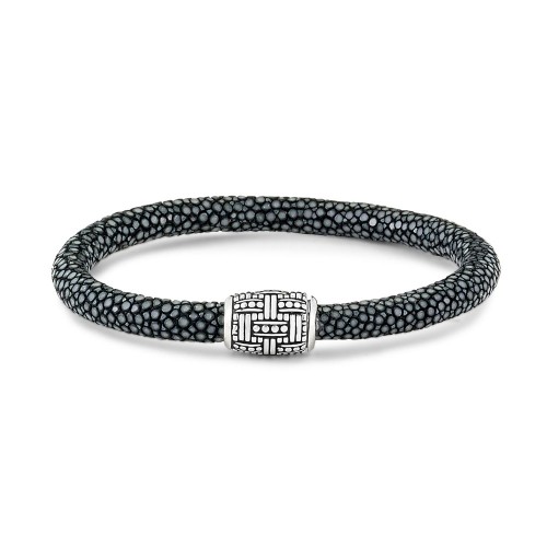 Lewotolo Bracelet- Black Stingray