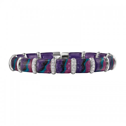 18k and Sterling Silver Henderson Collection Bangle - Ombre