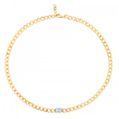 TriBeCa Emerald Diamond Illusion Necklace