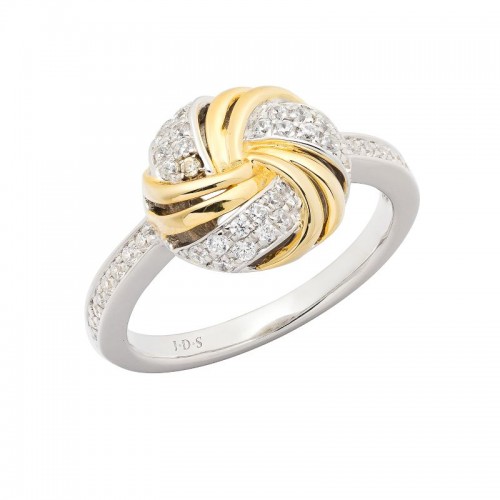 Diamond Two Tone Ring