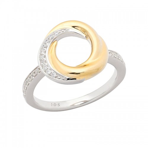 Diamond Two Tone Ring