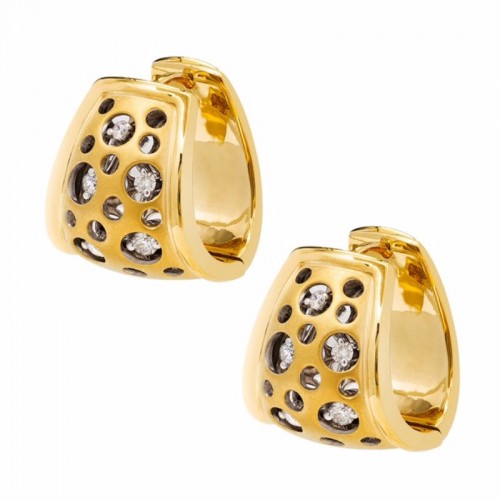 Mirror Collection Huggie Earrings