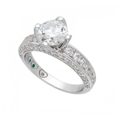 Yours Mine Ours Engagement Ring