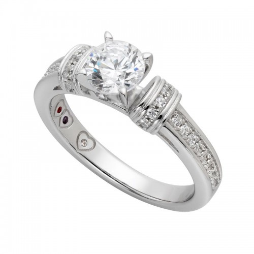 Yours Mine Ours Engagement Ring