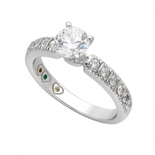 Yours Mine Ours Engagement Ring