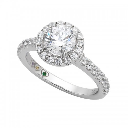 Yours Mine Ours Engagement Ring