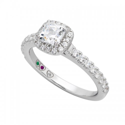Yours Mine Ours Engagement Ring