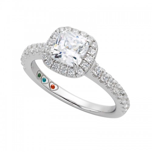 Yours Mine Ours Engagement Ring